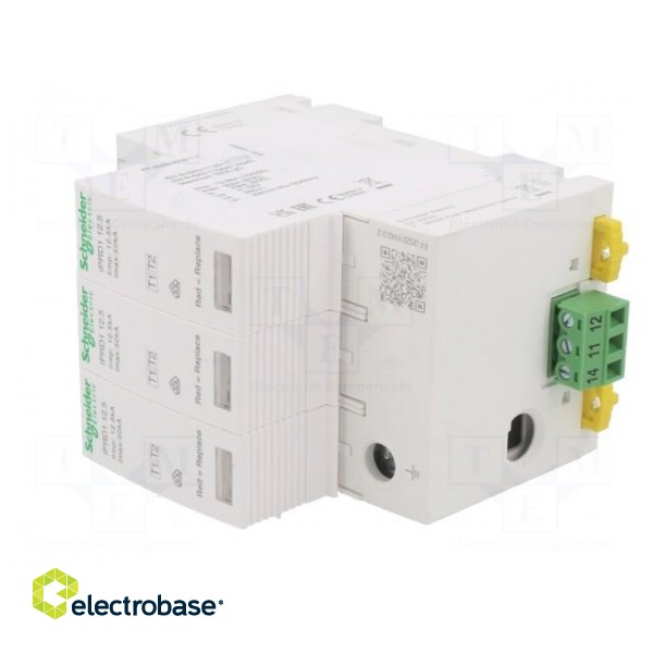 Surge arrestor | Type 1+2 | Poles: 3 | for DIN rail mounting | IP20 фото 2