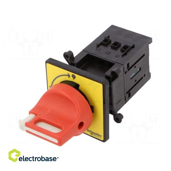 Main emergency switch-disconnector | Poles: 3 | on panel | 12A | IP65 image 1