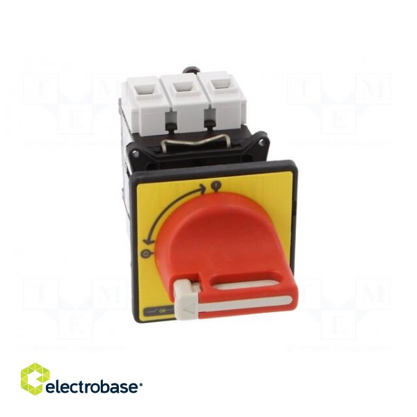 Main emergency switch-disconnector | Poles: 3 | on panel | 12A | IP65 paveikslėlis 9