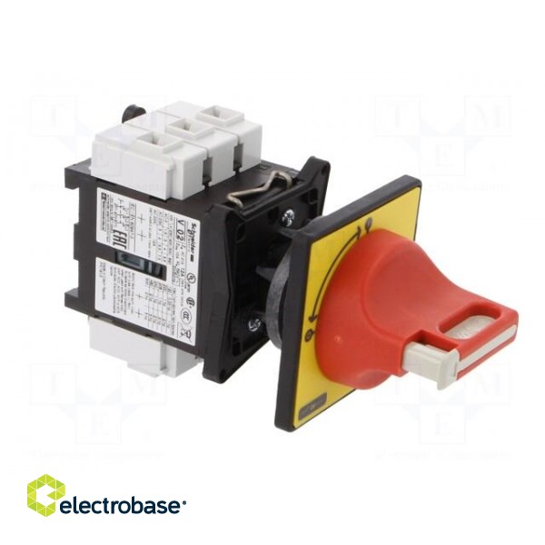 Main emergency switch-disconnector | Poles: 3 | on panel | 12A | IP65 image 8