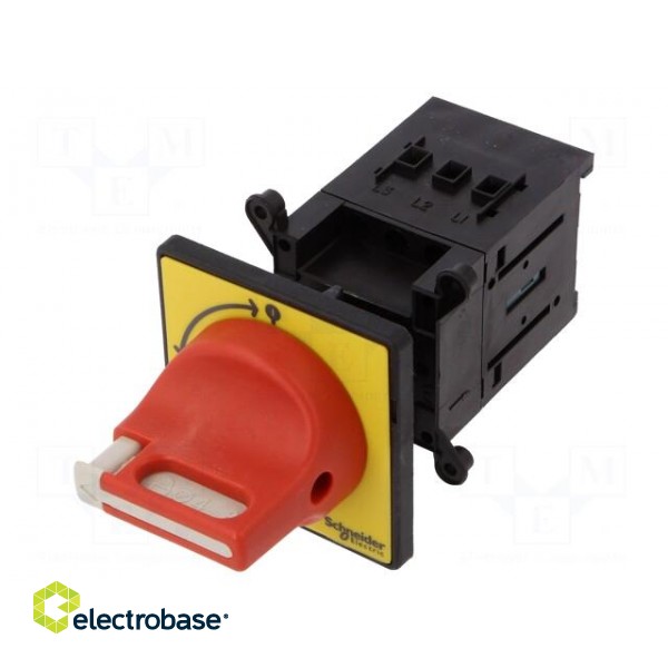 Main emergency switch-disconnector | Poles: 3 | on panel | 20A | IP65 image 1