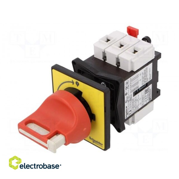 Main emergency switch-disconnector | Poles: 3 | on panel | 40A | IP65 фото 1