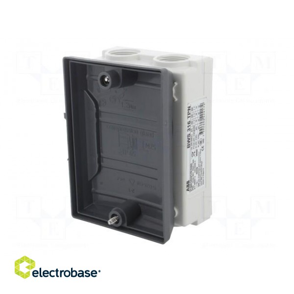 Safety switch-disconnector | Poles: 3 | flush mounting | 16A | BWS image 8