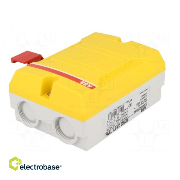 Safety switch-disconnector | Poles: 3 | flush mounting | 16A | BWS фото 8
