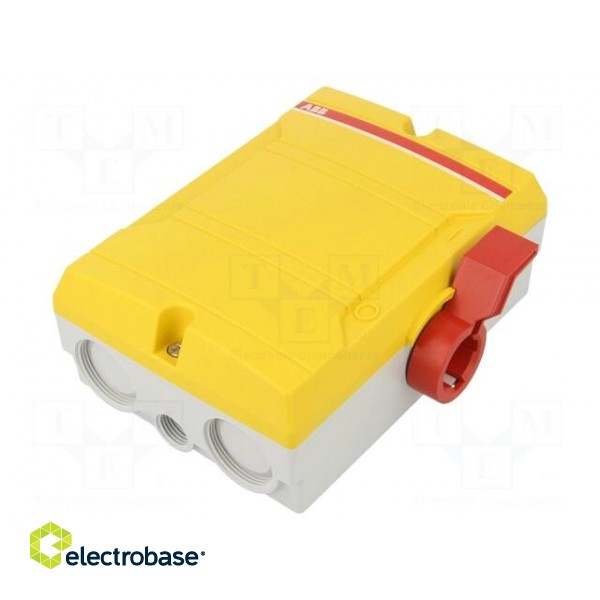 Safety switch-disconnector | Poles: 3 | flush mounting | 25A | BWS image 1