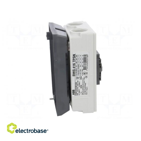 Safety switch-disconnector | Poles: 4 | flush mounting | 16A | BWS image 10