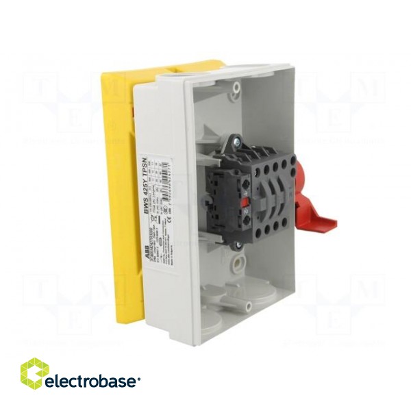Safety switch-disconnector | Poles: 4 | flush mounting | 25A | BWS фото 3