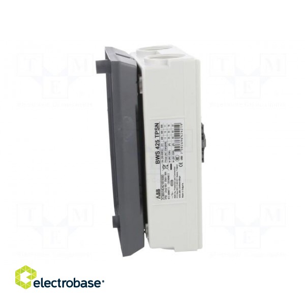 Safety switch-disconnector | Poles: 4 | flush mounting | 25A | BWS image 10