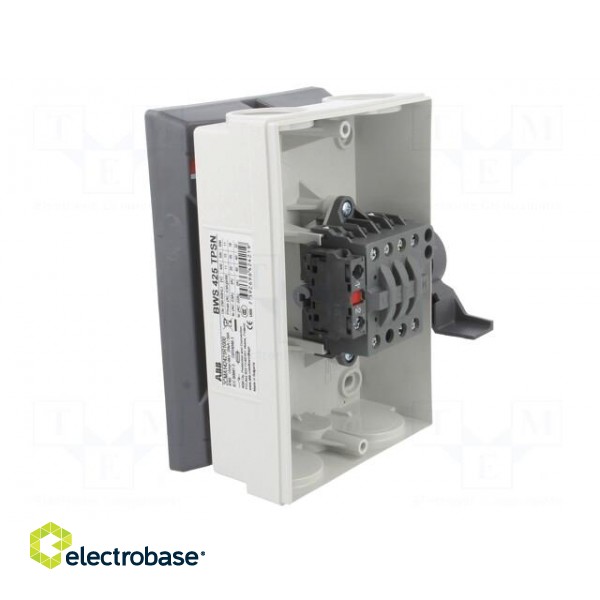 Safety switch-disconnector | Poles: 4 | flush mounting | 25A | BWS фото 3