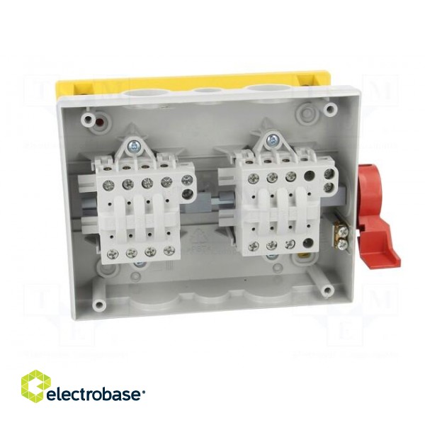 Safety switch-disconnector | Poles: 6 | flush mounting | 16A | BWS image 4