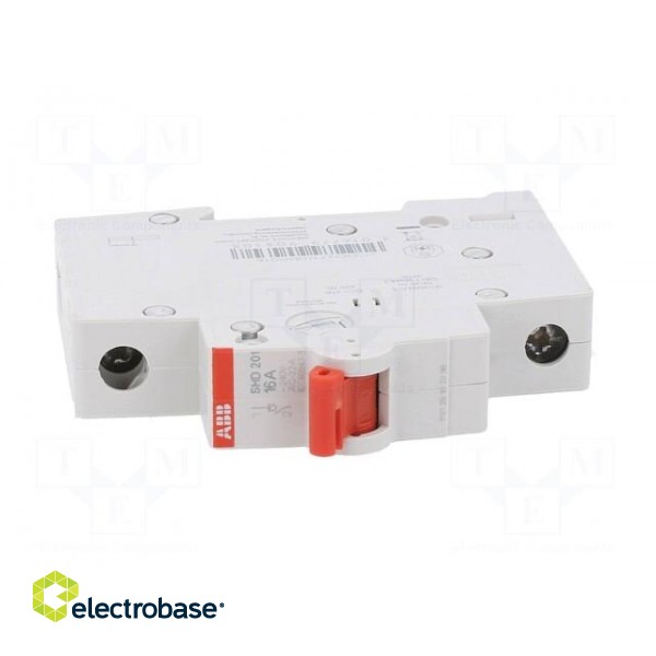 Switch-disconnector | Poles: 1 | for DIN rail mounting | 16A | 240VAC paveikslėlis 9