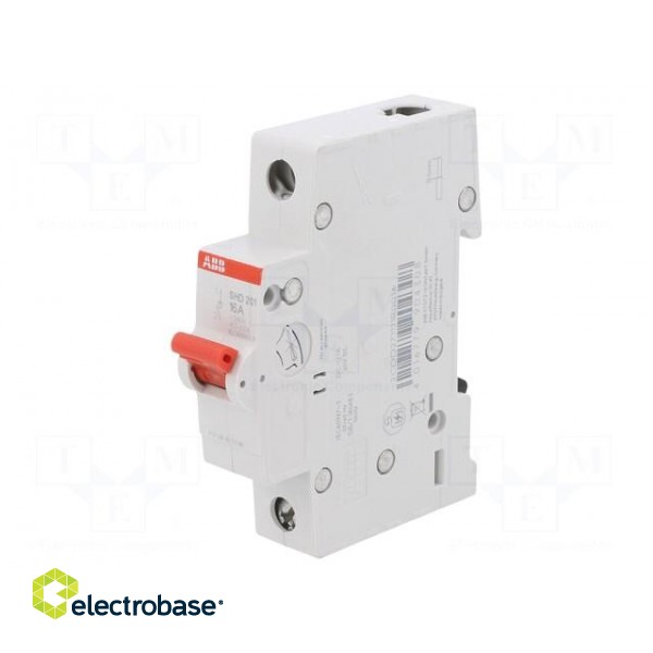 Switch-disconnector | Poles: 1 | for DIN rail mounting | 16A | 240VAC image 1