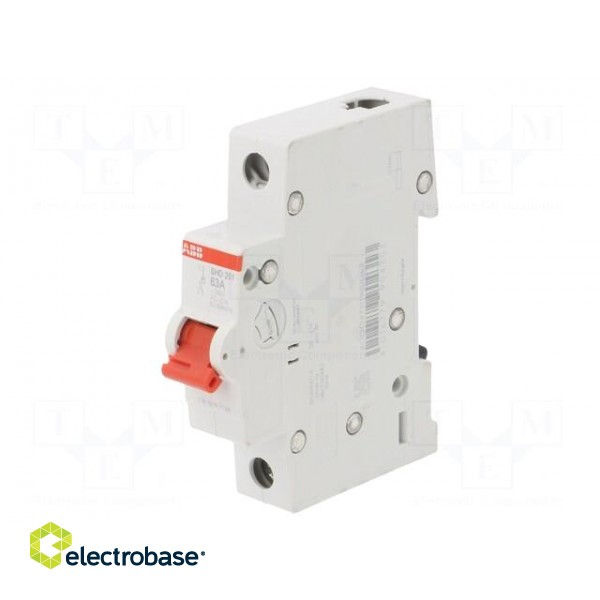 Switch-disconnector | Poles: 1 | for DIN rail mounting | 63A | 240VAC paveikslėlis 1