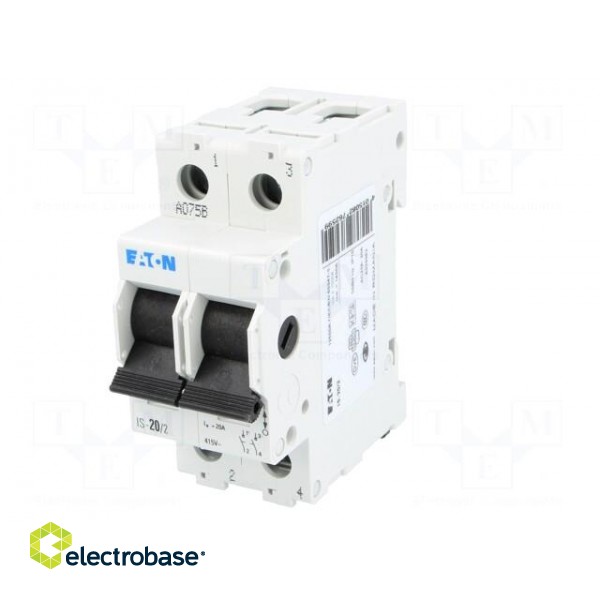 Switch-disconnector | Poles: 2 | DIN | 20A | 240VAC | IS | IP40 | 2.5÷50mm2 image 2