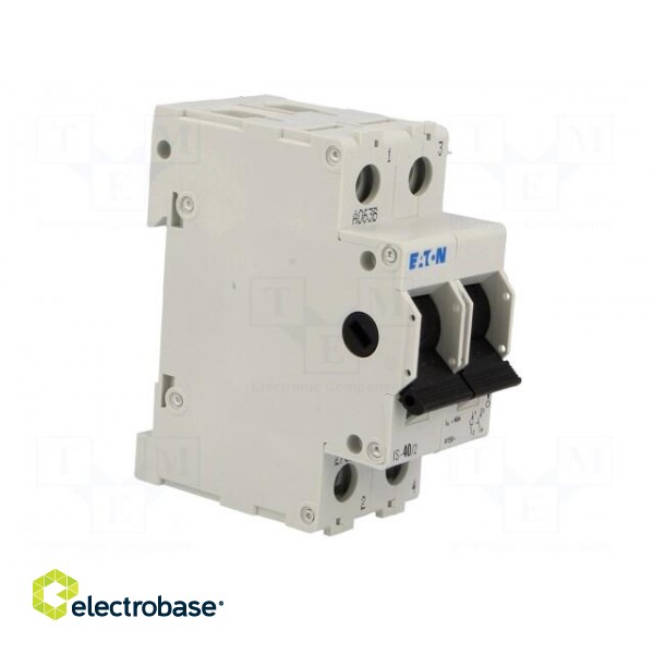 Switch-disconnector | Poles: 2 | DIN | 40A | 240VAC | IS | IP40 | 2.5÷50mm2 image 8