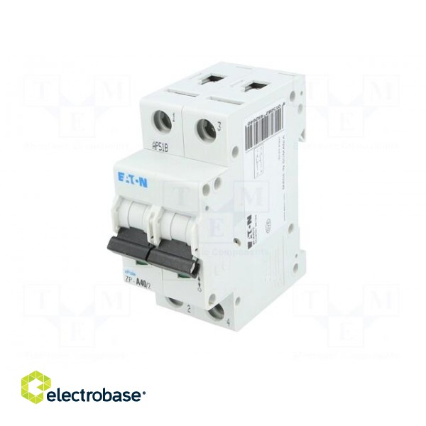 Switch-disconnector | Poles: 2 | DIN | 40A | 400VAC | ZP | IP40 | 1.5÷25mm2 фото 2