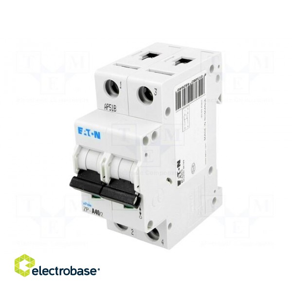 Switch-disconnector | Poles: 2 | DIN | 40A | 400VAC | ZP | IP40 | 1.5÷25mm2 фото 1