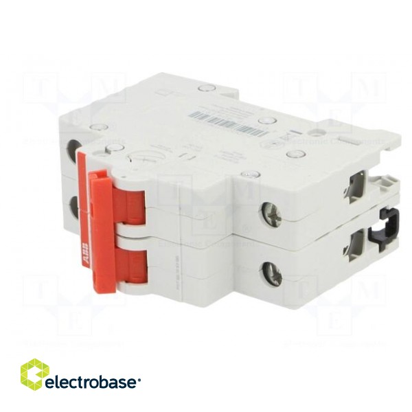 Switch-disconnector | Poles: 2 | for DIN rail mounting | 40A | 415VAC paveikslėlis 2