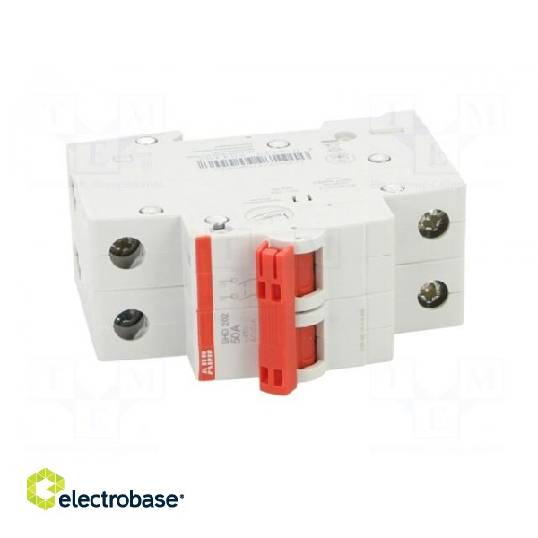Switch-disconnector | Poles: 2 | for DIN rail mounting | 50A | 415VAC image 9