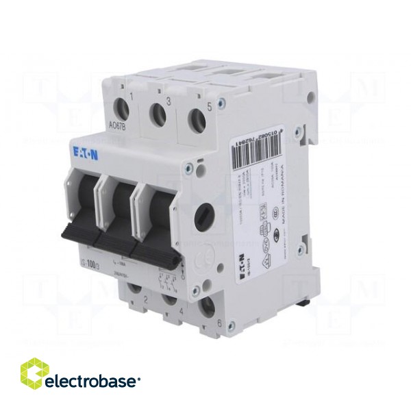Switch-disconnector | Poles: 3 | for DIN rail mounting | 100A | IS image 2