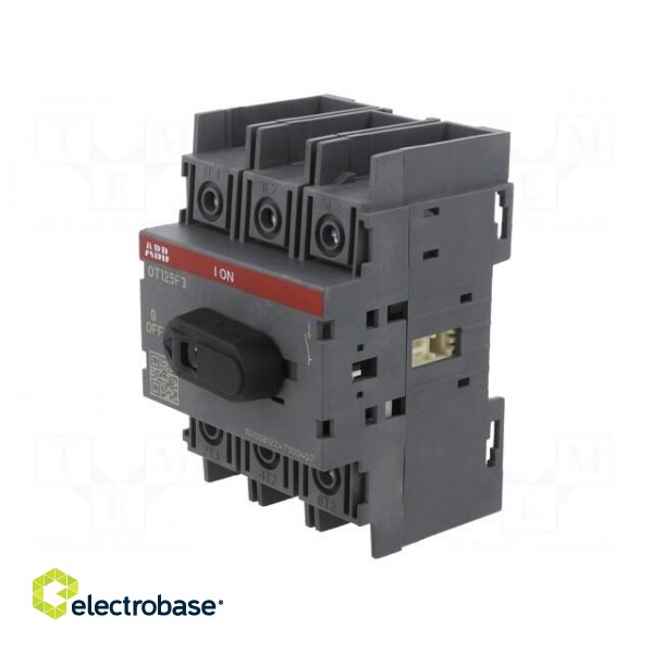 Switch-disconnector | Poles: 3 | for DIN rail mounting | 125A | OT paveikslėlis 1