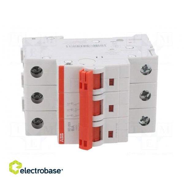 Switch-disconnector | Poles: 3 | for DIN rail mounting | 16A | 400VAC image 9