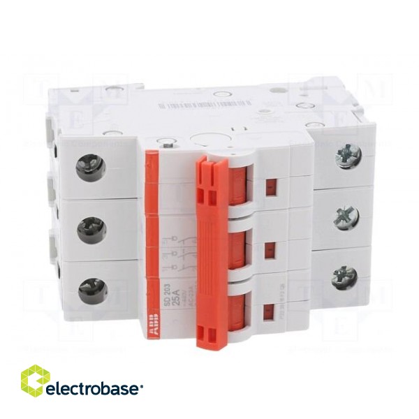 Switch-disconnector | Poles: 3 | for DIN rail mounting | 25A | 400VAC image 9