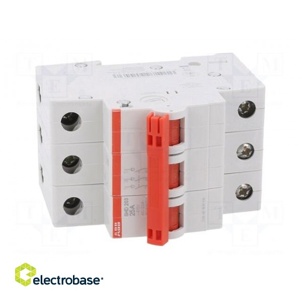 Switch-disconnector | Poles: 3 | for DIN rail mounting | 25A | 415VAC фото 9