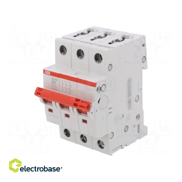 Switch-disconnector | Poles: 3 | for DIN rail mounting | 32A | 400VAC