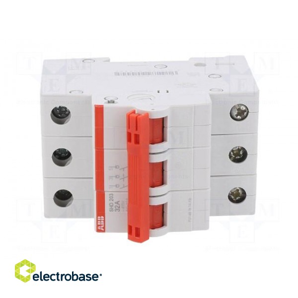 Switch-disconnector | Poles: 3 | for DIN rail mounting | 32A | 415VAC фото 9