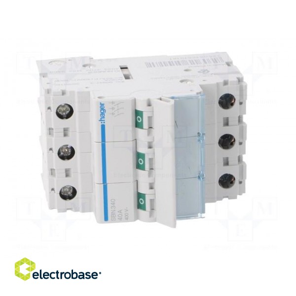 Switch-disconnector | Poles: 3 | for DIN rail mounting | 40A | 400VAC фото 9