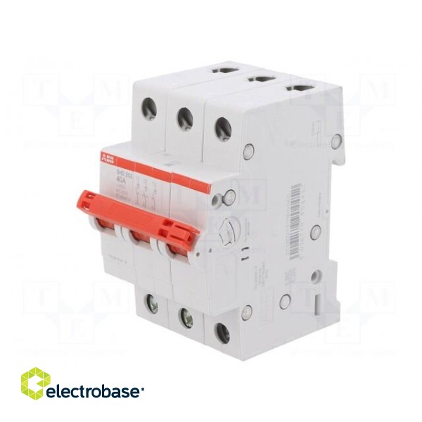 Switch-disconnector | Poles: 3 | for DIN rail mounting | 40A | 415VAC image 1