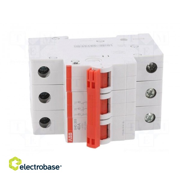 Switch-disconnector | Poles: 3 | for DIN rail mounting | 40A | 415VAC image 9