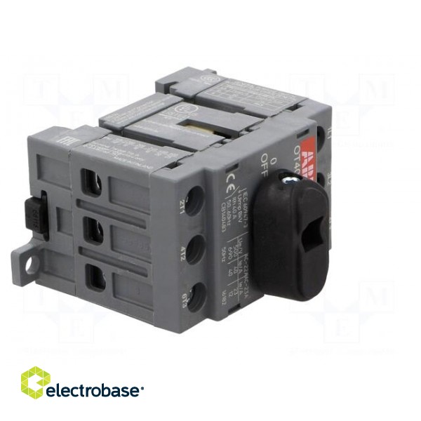 Switch-disconnector | Poles: 3 | for DIN rail mounting | 40A | OT paveikslėlis 8
