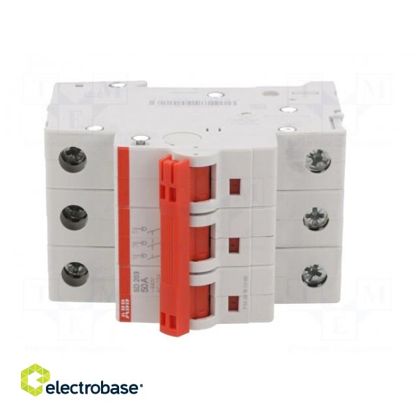 Switch-disconnector | Poles: 3 | for DIN rail mounting | 50A | 400VAC фото 9