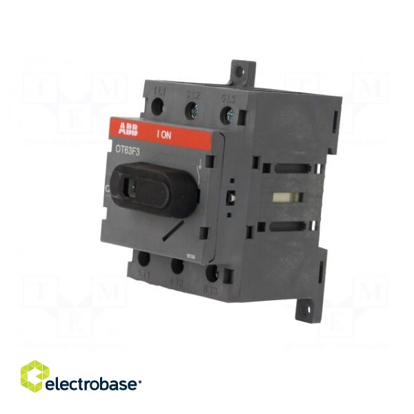 Switch-disconnector | Poles: 3 | for DIN rail mounting | 63A | OT image 2