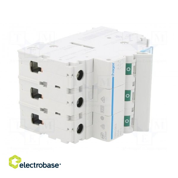 Switch-disconnector | Poles: 3 | for DIN rail mounting | 63A | 400VAC фото 8