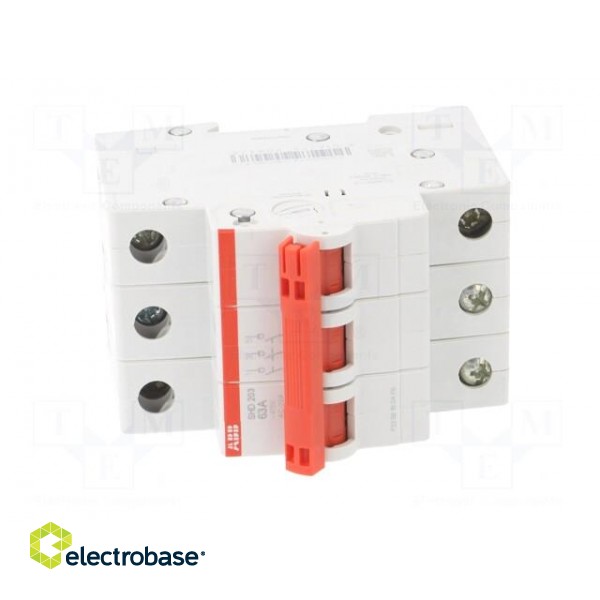 Switch-disconnector | Poles: 3 | for DIN rail mounting | 63A | 415VAC фото 9