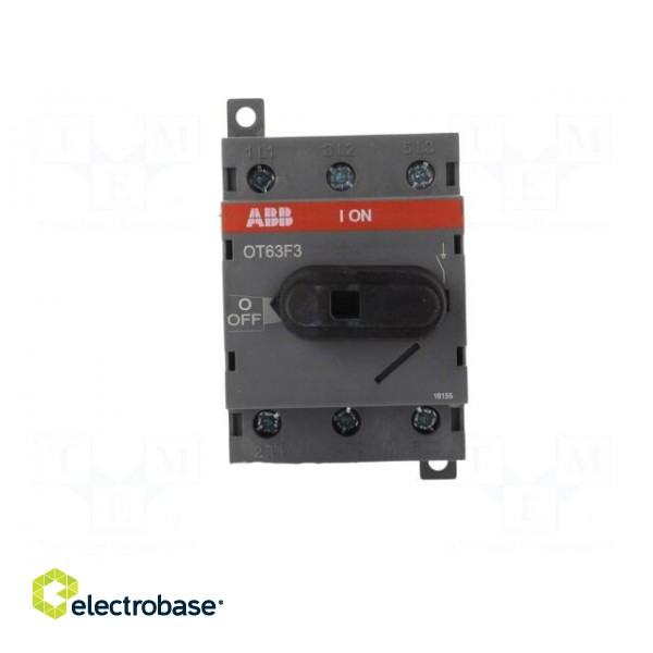Switch-disconnector | Poles: 3 | for DIN rail mounting | 63A | OT image 9
