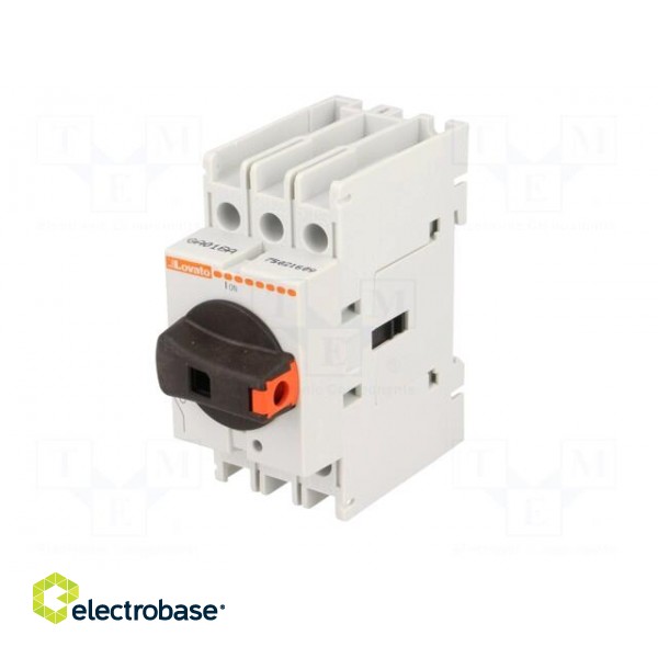 Switch-disconnector | Poles: 3 | DIN,screw type | 16A | GA image 2