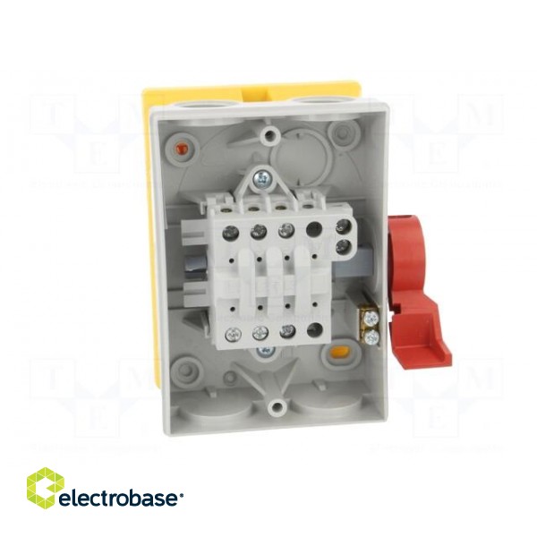 Switch-disconnector | Poles: 3 | flush mounting | 25A | BW | IP65 image 3