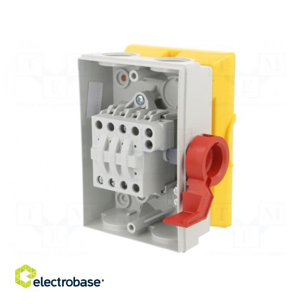 Switch-disconnector | Poles: 3 | flush mounting | 25A | BW | IP65 image 4