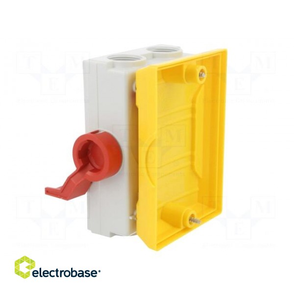 Switch-disconnector | Poles: 3 | flush mounting | 25A | BW | IP65 image 6