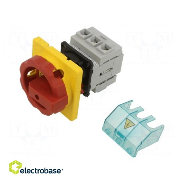 Switch-disconnector | Poles: 3 | on panel | 25A | 3LD2 | -25÷55°C | 9.5kW