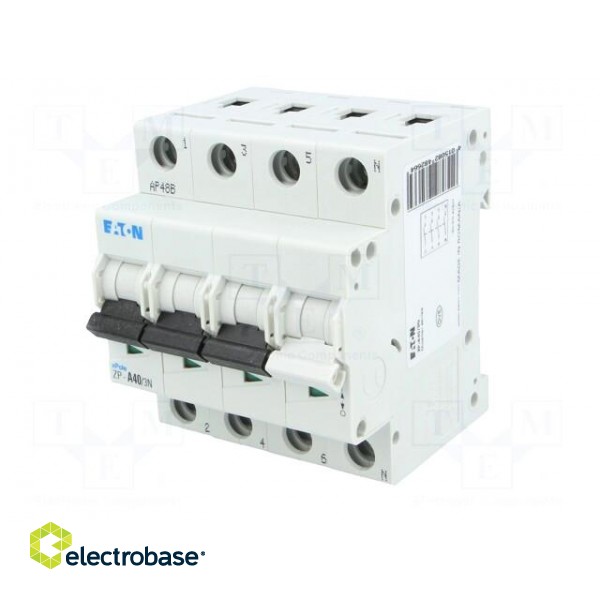 Switch-disconnector | Poles: 3+N | DIN | 40A | 400VAC | ZP | IP40 image 2