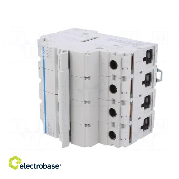 Switch-disconnector | Poles: 4 | for DIN rail mounting | 100A | SBN paveikslėlis 2