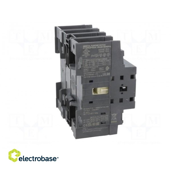 Switch-disconnector | Poles: 4 | for DIN rail mounting | 100A | OT image 7