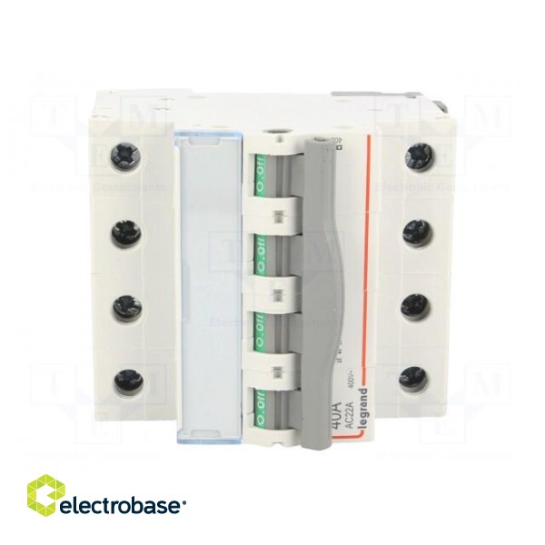 Switch-disconnector | Poles: 4 | DIN | 40A | 400VAC | FR300 | IP20 image 9