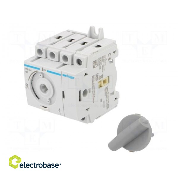 Switch-disconnector | Poles: 4 | for DIN rail mounting | 40A | 415VAC фото 1