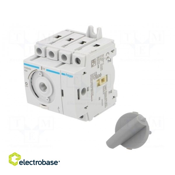 Switch-disconnector | Poles: 4 | for DIN rail mounting | 40A | 415VAC image 1